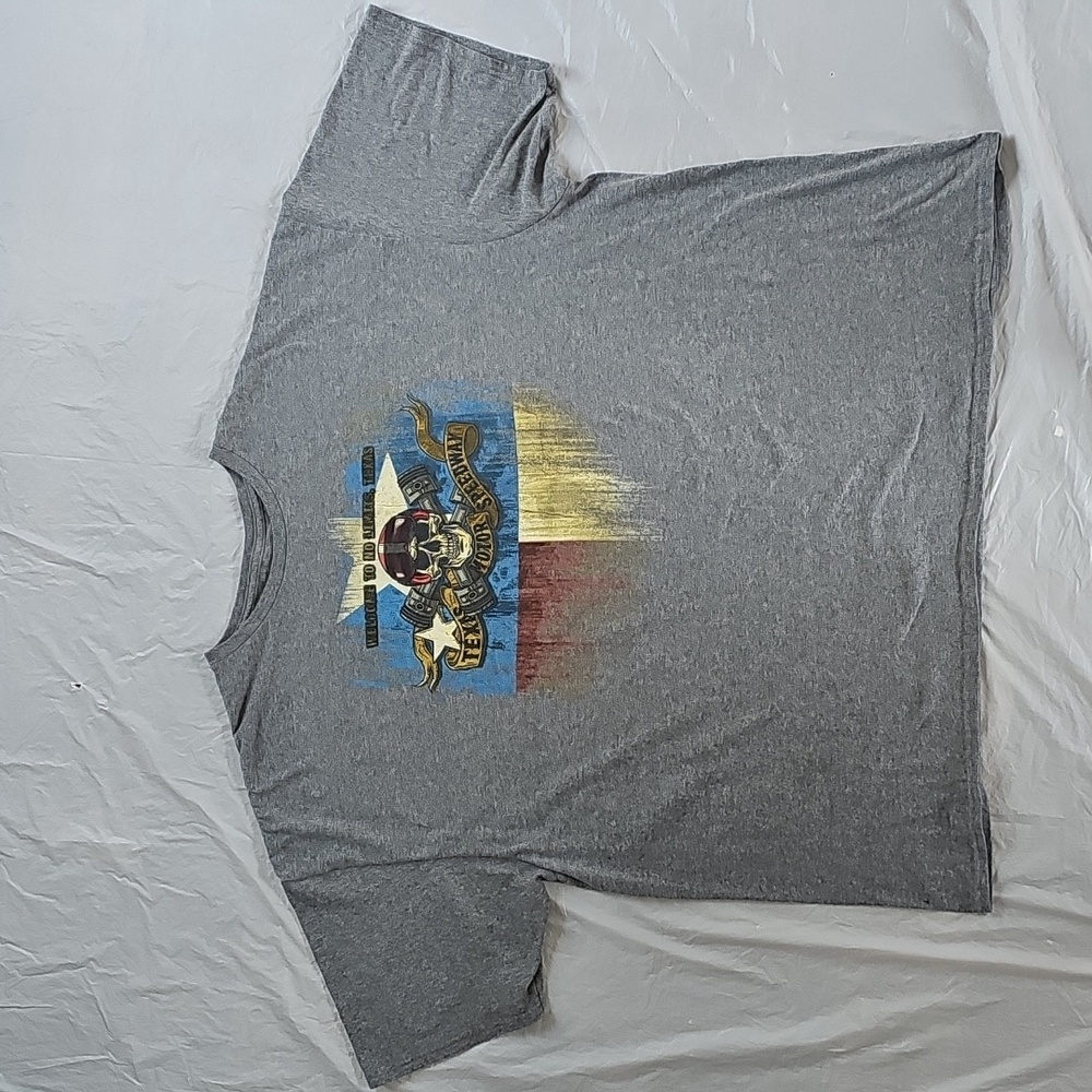TEXAS MOTOR SPEEDWAY Unbranded Unsized Men’s Gray Graphic Crew Neck T-Shirt Used